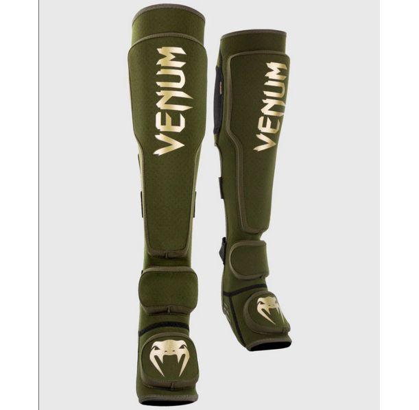 Протектори за крака - VENUM - KONTACT EVO SHINGUARDS - Khaki / Gold​