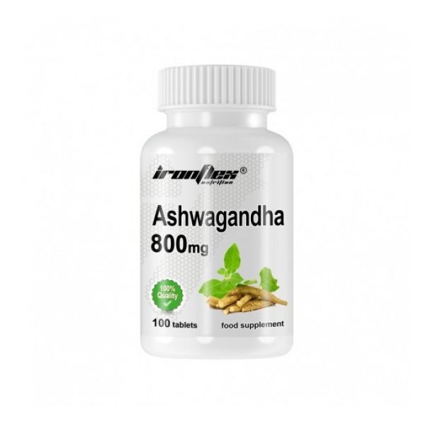 IronFlex Ashwagandha 800 мг 100 таблетки / 100 дози​