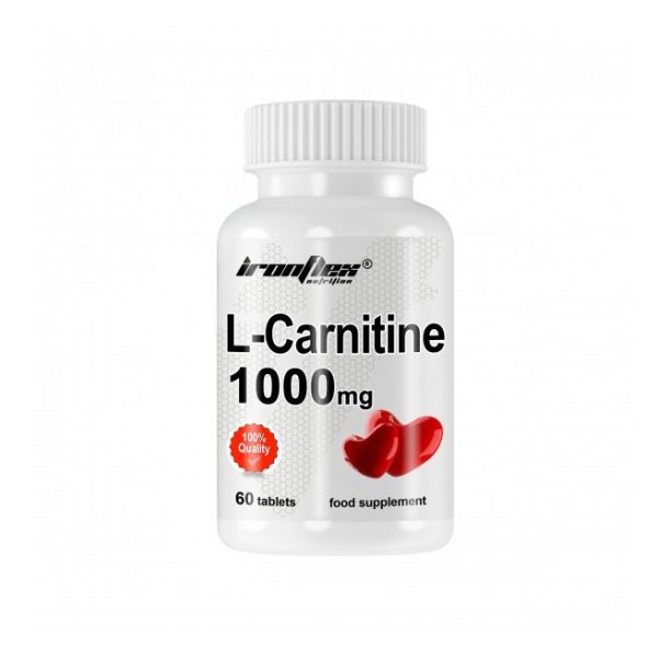 IronFlex L-Carnitine 1000 мг / 60 таблетки / 60 дози​