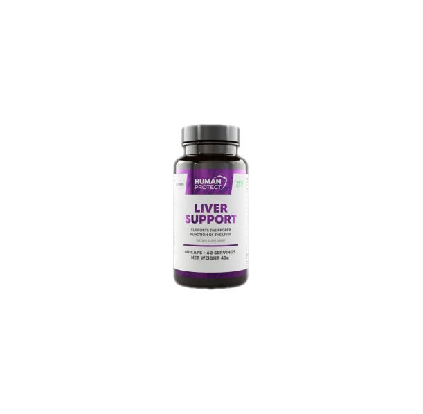 Human Protect - Liver Support | Proper Liver Function Support / 60 капсули, 60 дози