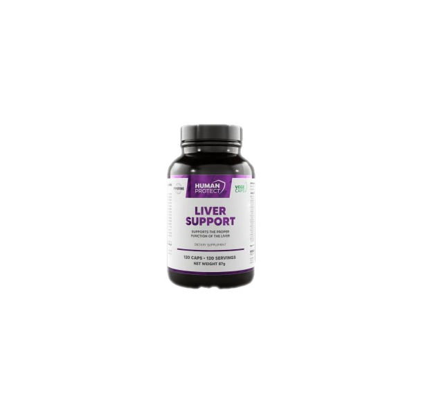 Human Protect - Liver Support | Proper Liver Function Support / 120 капсули, 120 дози