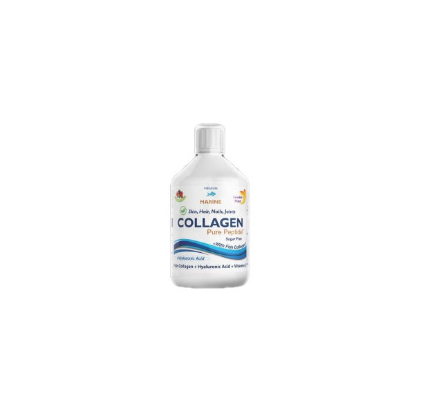 Swedish Nutra - Fish Collagen 10 000 mg | with Hyaluronic Acid + Vitamin C / 500 мл, 20 дози​