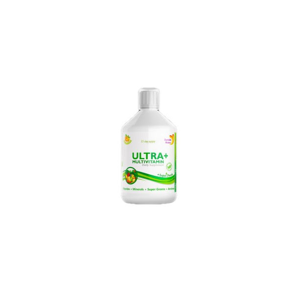 Swedish Nutra - Ultra + Multivitamin and Collagen | Vitamins + Minerals + Super Greens + Aminos / 500 мл, 33 дози