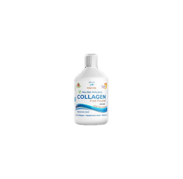 Swedish Nutra - Fish Collagen 5 000 mg | with Hyaluronic Acid + Vitamin C / 500 мл, 33 дози​