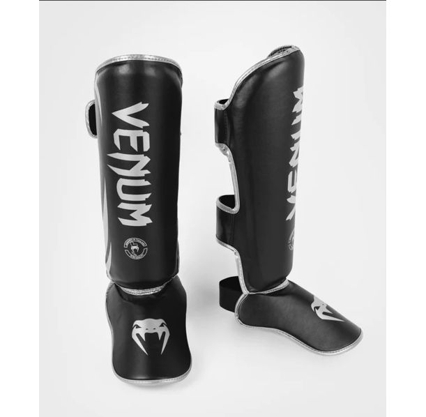 Протектори за крака - VENUM CHALLENGER STANDUP SHINGUARDS - BLACK/SILVER​