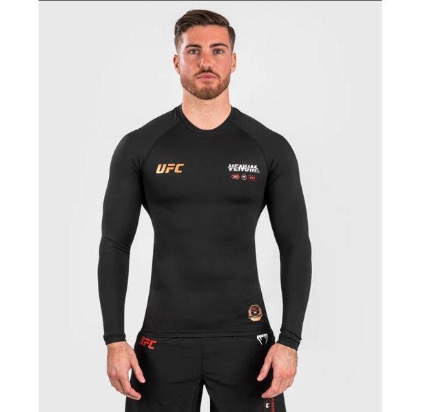 Рашгард - UFC Adrenaline by Venum Fight Week Men’s Performance Long-sleeve Rashguard - Black​