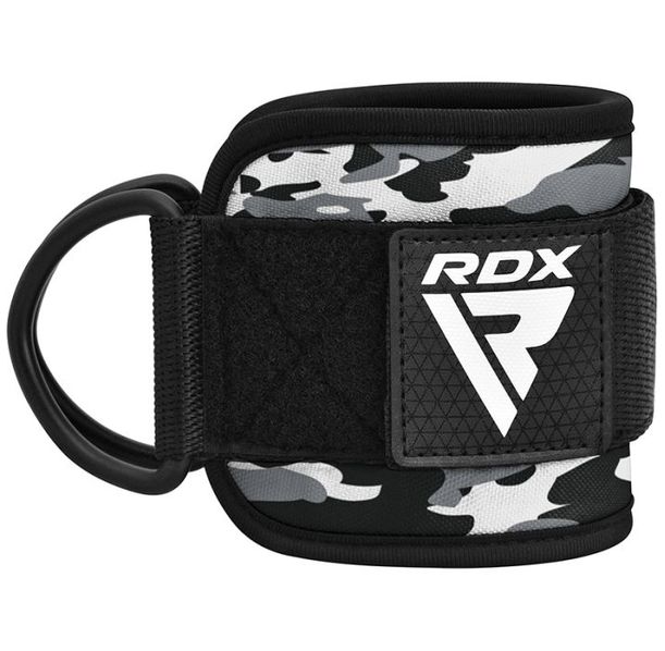 Наглезеници за фитнес(чифт) - RDX A4 Ankle Straps For Gym Cable Machine - Gray - WAN-A4CG-P