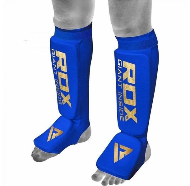 Протектори за крака - RDX SI Shin Instep Guards Cotton - Blue - HYP-SIU