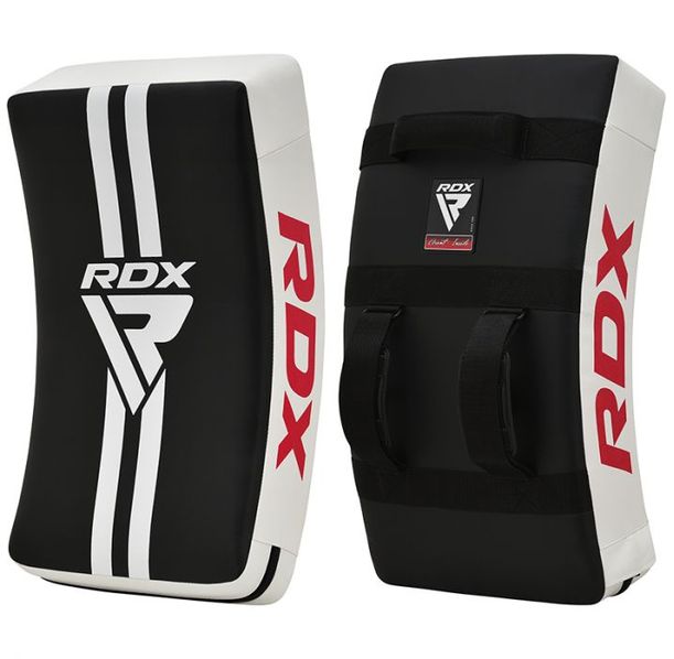 Кик Пад - RDX T1 Curved Kick Shield - Black/White - KSR-T1BW