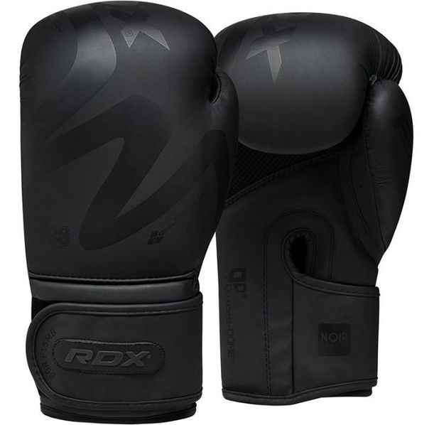 Боксови ръкавици - RDX F15 Noir Boxing Gloves - Black/Black - BGR-F15MB