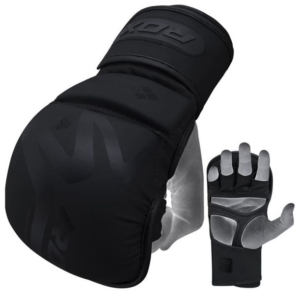 ММА ръкавици - RDX T15 Noir MMA Sparring Gloves - GSR-T15MB​