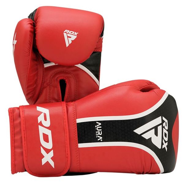 Боксови ръкавици - RDX Aura Plus T-17 Gloves - Red/Black - BGR-T17+RB​