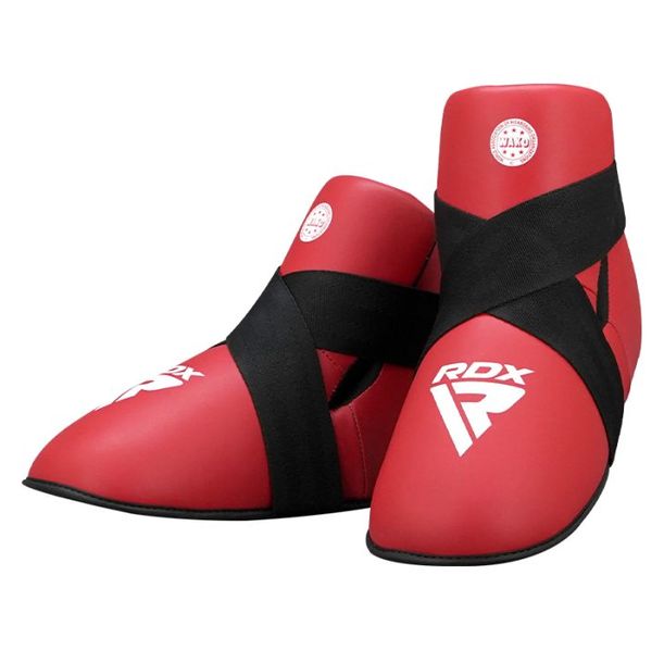 Протектори за ходило - RDX T1 WAKO Foot Protector - Red - WFL-T1R