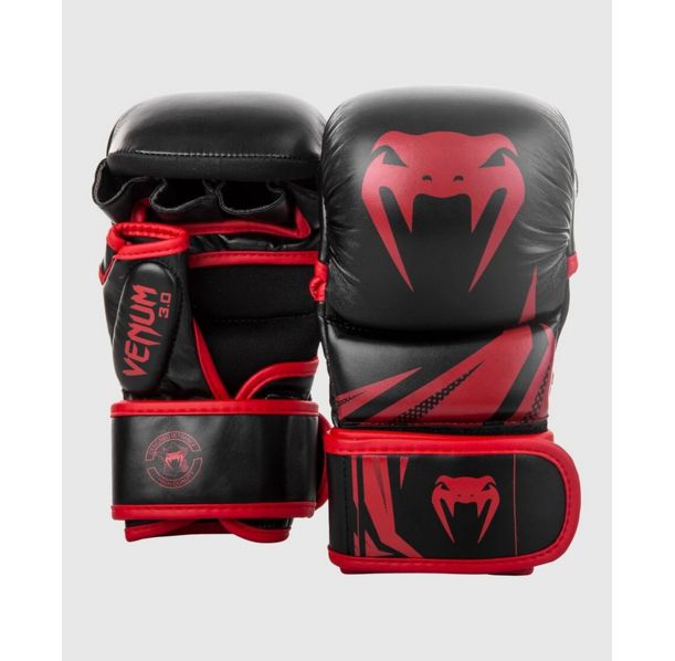 ММА Ръкавици - Sparring Gloves Venum Challenger 3.0 - Black/Red​