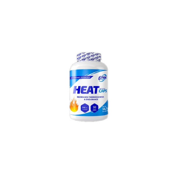 6PAK Nutrition - Heat Caps / 90 капсули, 30 дози