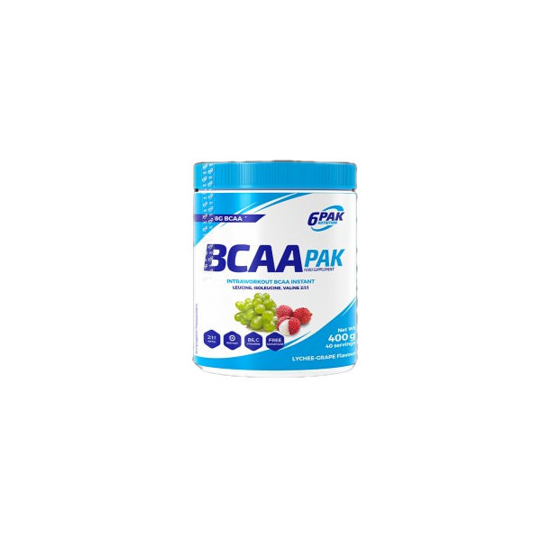 6PAK Nutrition - BCAA PAK 2:1:1 Instant / 400 грама, 40 дози