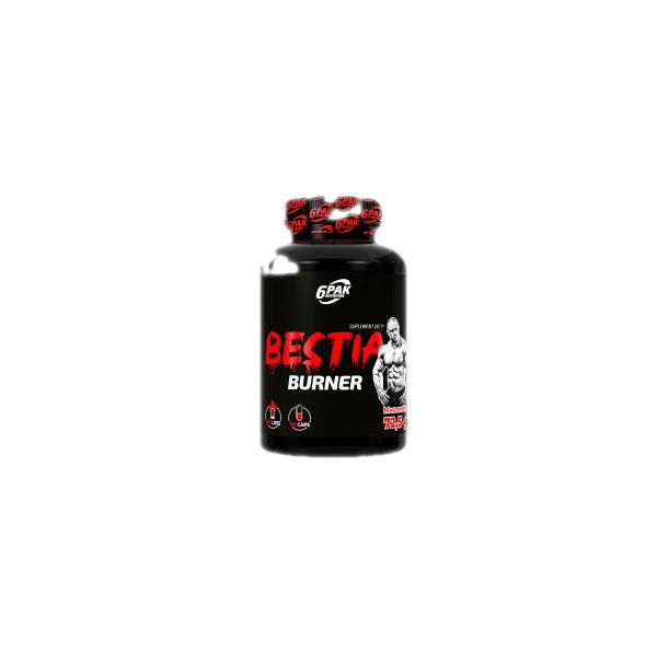 6PAK Nutrition - BESTIA Burner / 100 капсули, 50 дози