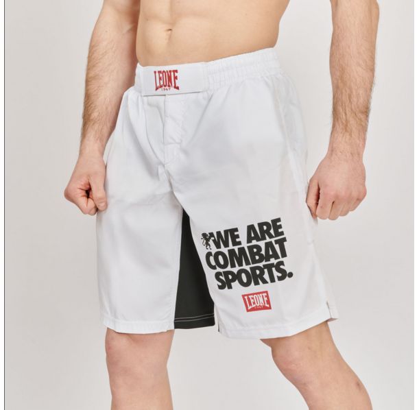 Шорти - Leone - LOGO WACS MMA SHORTS - AB952 / White​