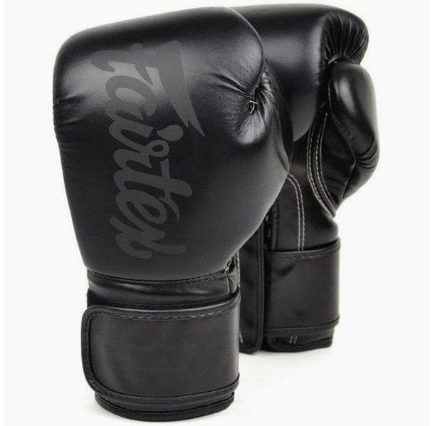 Боксови Ръкавици - Fairtex BGV14 Thai Boxing Gloves - Black/Black​
