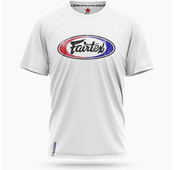Тениска - Fairtex T-shirt Vintage TS4 - White
