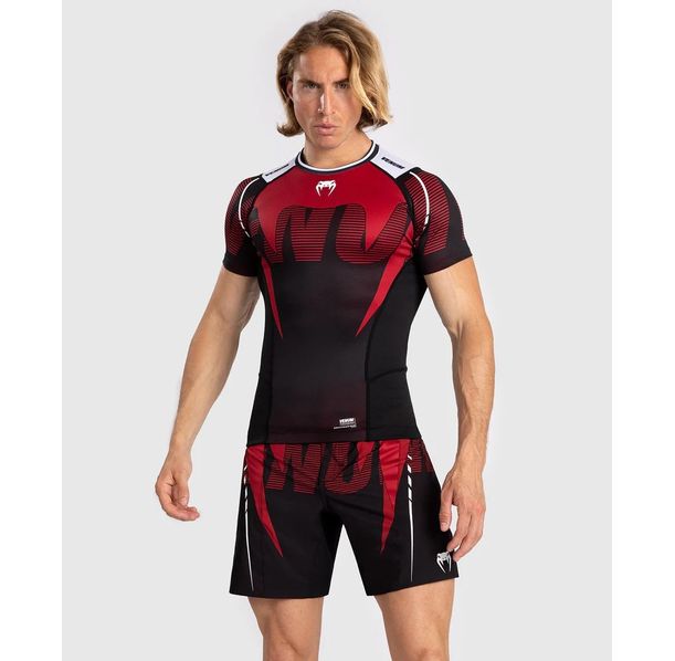 Рашгард - Venum Adrenaline Short Sleeve Rashguard - Red ​