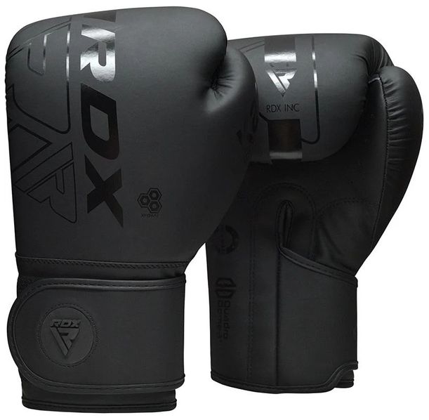 Боксови ръкавици - RDX F6 Kara Boxing Training Gloves Black/Black - BGR-F6MB
