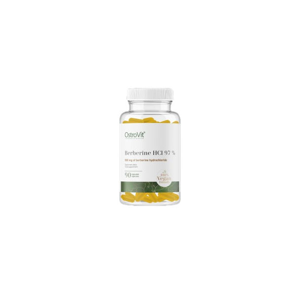 OstroVit - Berberine HCl 500 mg | 97% Berberis Root Extract / 90 капсули, 90 дози