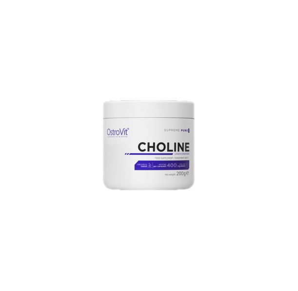 OstroVit - Choline Bitartrate Powder / 200 грама, 400 дози