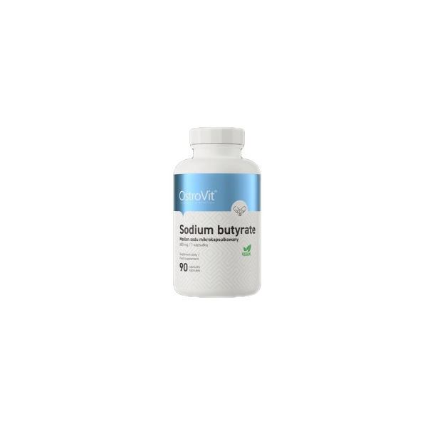 OstroVit - Sodium Butyrate 600 mg / 90 капсули, 90 дози
