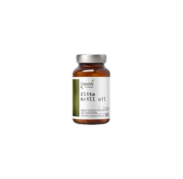 OstroVit - Elite Krill Oil 500 mg / 60 Гел капсули, 30 дози