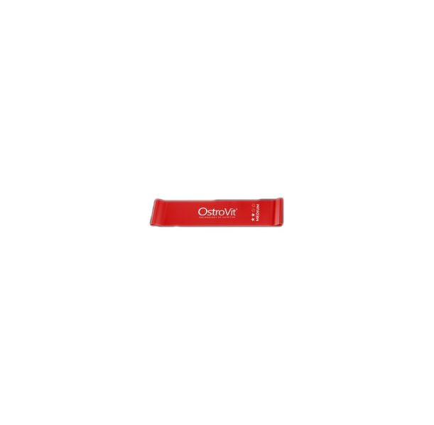 OstroVit - Непрекъснат тренировъчен ластик Medium / Червен