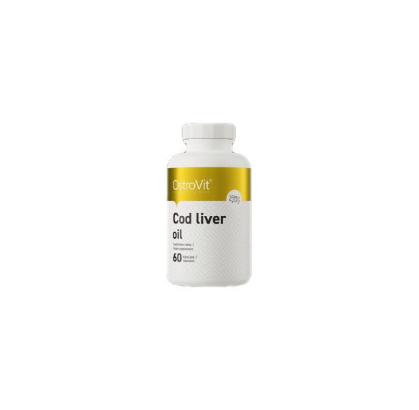 OstroVit - Cod Liver Oil 500 mg / 60 Гел капсули, 60 дози