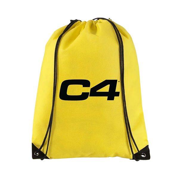  CELLUCOR Drawstring Bag / Black / Yellow​