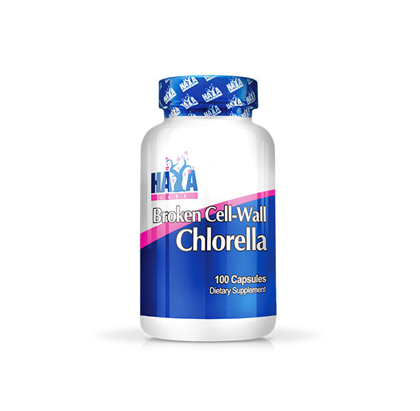 Haya Labs - Broken Cell Wall Chlorella 500mg / 100 tab