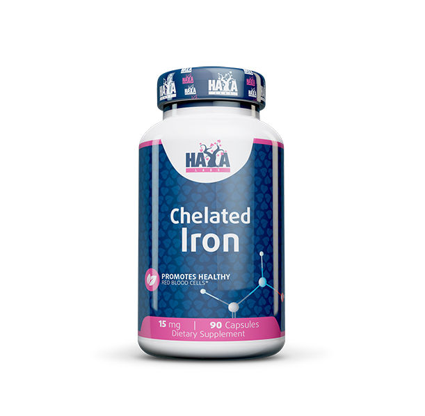 Haya Labs - Chelated Iron 15mg / 90 caps