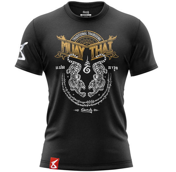 Тениска - 8 WEAPONS - Sak Yant Tigers Shirt - Black​