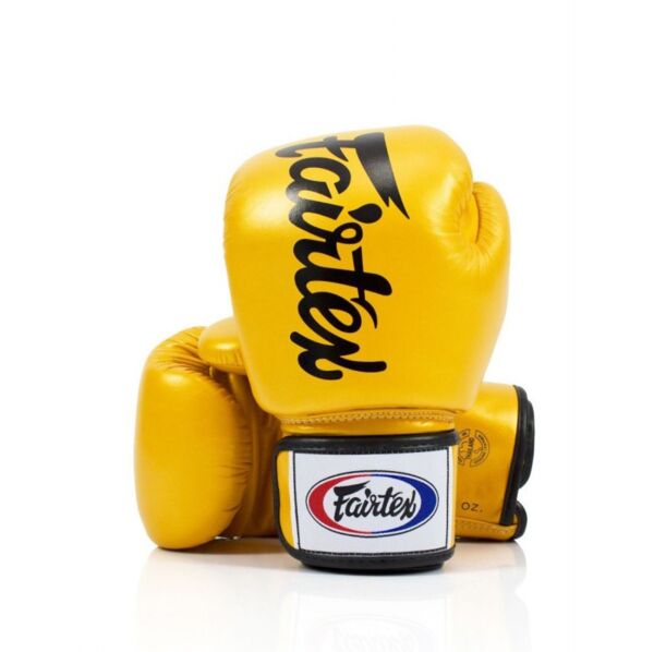 Боксови Ръкавици - Fairtex BGV19 Thai Boxing Gloves Deluxe - Gold
