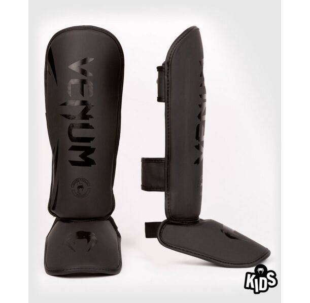 Детски протектори за крака - Venum  Challenger KIDS Standup Shinguards - Black/Black​