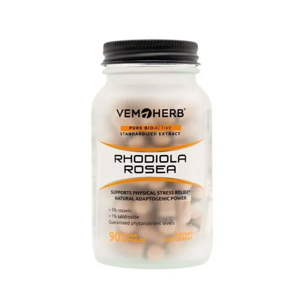 VEMOHERB Rhodiola Rosea 90 Caps.