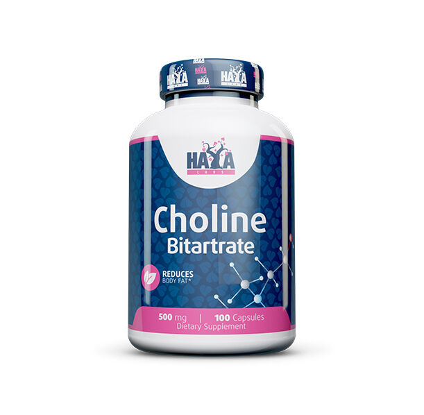 HAYA LABS Choline Bitartrate 500 mg / 100 Caps