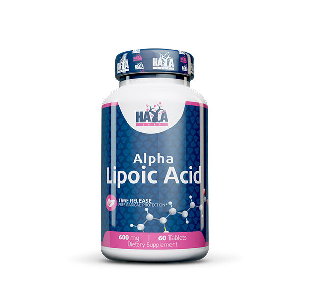 HAYA LABS Time Release Alpha Lipoic Acid 600 mg / 60 Tabs