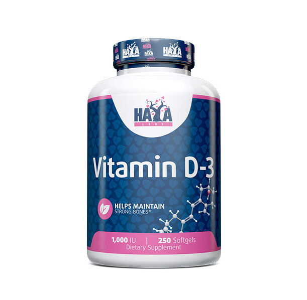 HAYA LABS Vitamin D3 / 1000 IU / 250 Softgels
