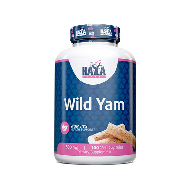 HAYA LABS Wild Yam Root 500 mg / 100 Caps