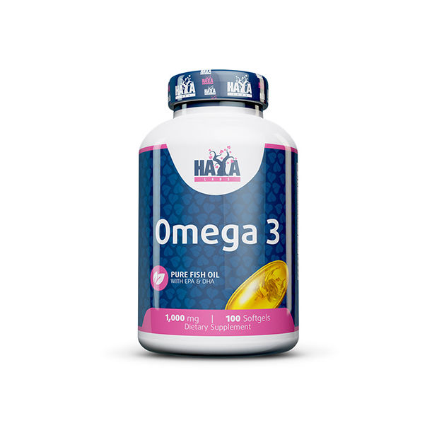 Haya Labs - Omega 3 1000mg / 100 softgel caps