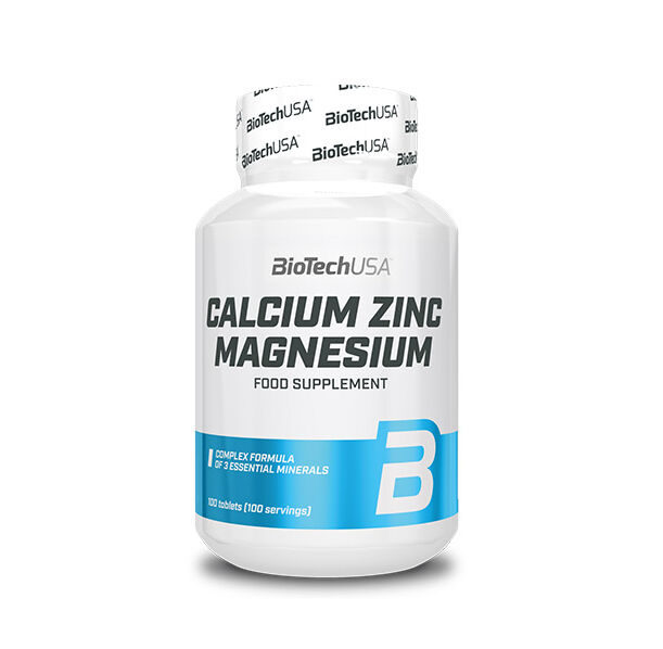 BIOTECH USA Calcium Zinc Magnesium 100 Tabs.