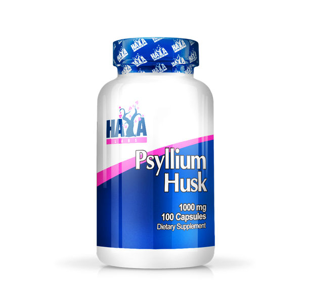 HAYA LABS Psyllium Husk 1000mg. / 100 Caps.