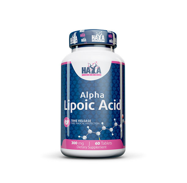 HAYA LABS Time Release Alpha Lipoic Acid 300mg. / 60 tabs.