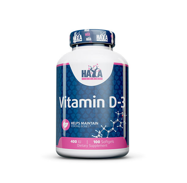 Haya Labs - Vitamin D 400IU / 100 softgel caps