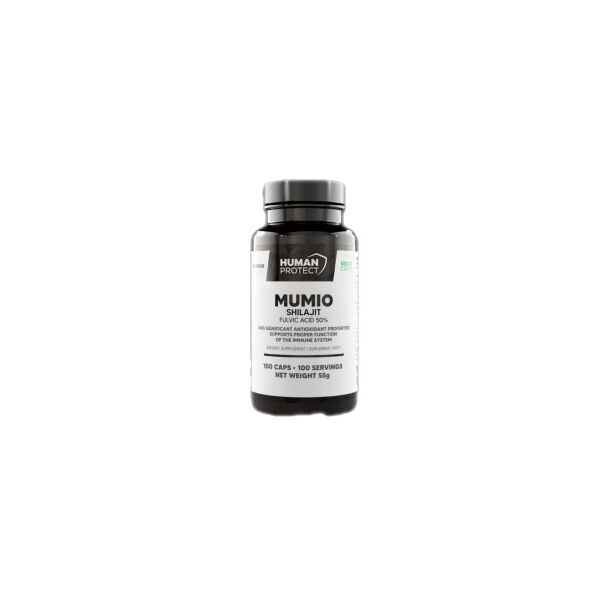 Human Protect - Mumio Shilajit 400 mg / 100 капсули, 100 дози