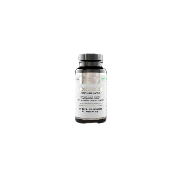 Human Protect - Lion's Mane 400 mg | with 20% Beta-Glucans / 100 капсули, 100 дози